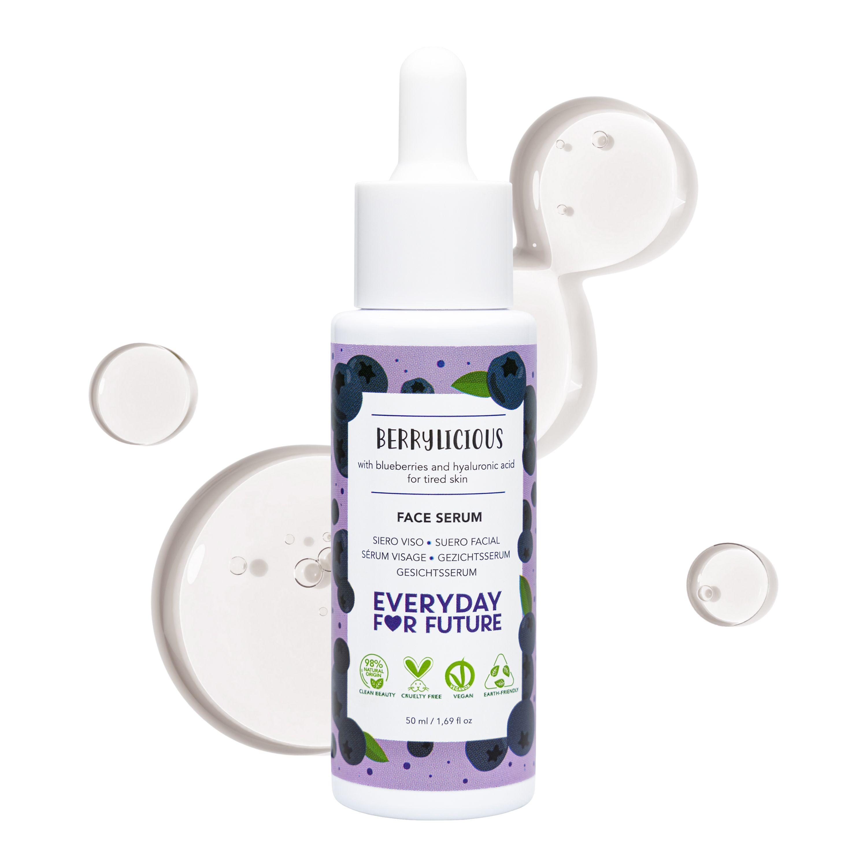 Everyday For Future - Siero Viso con Acido Ialuronico - Berrylicious