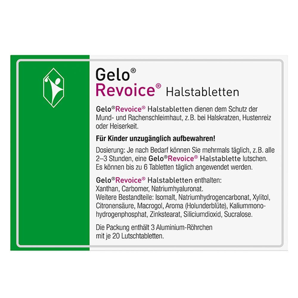 GeloRevoice Halstabletten Holunderblüte-Mentholfrei bei Heiserkeit