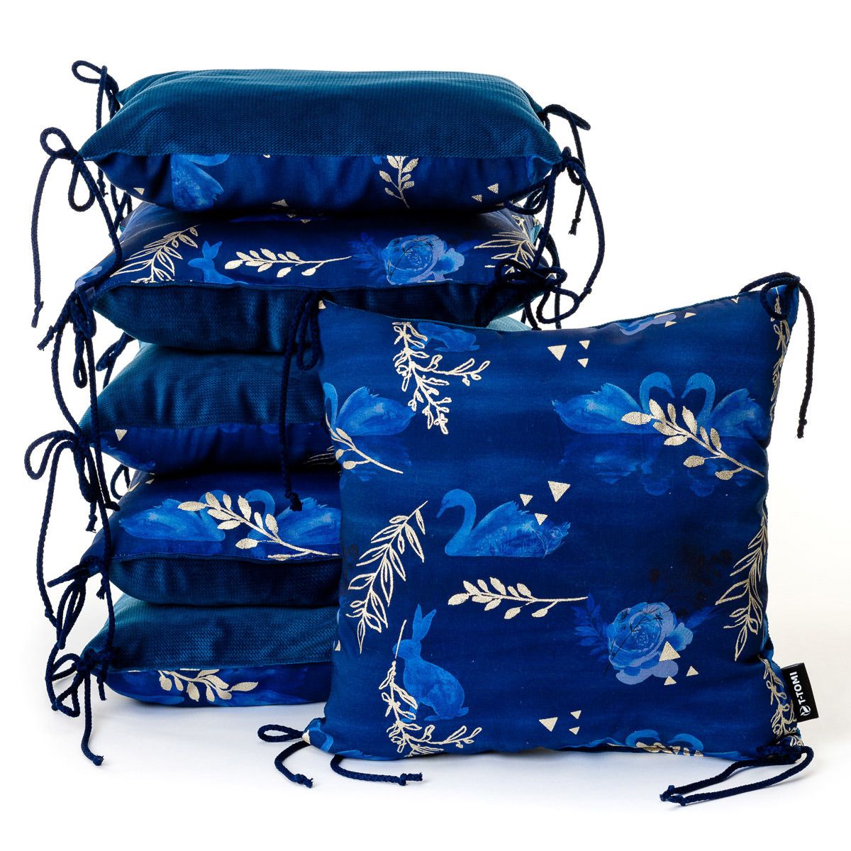 T-Tomi Kissen-Bettumrandung Swan lake 6 St Kissen