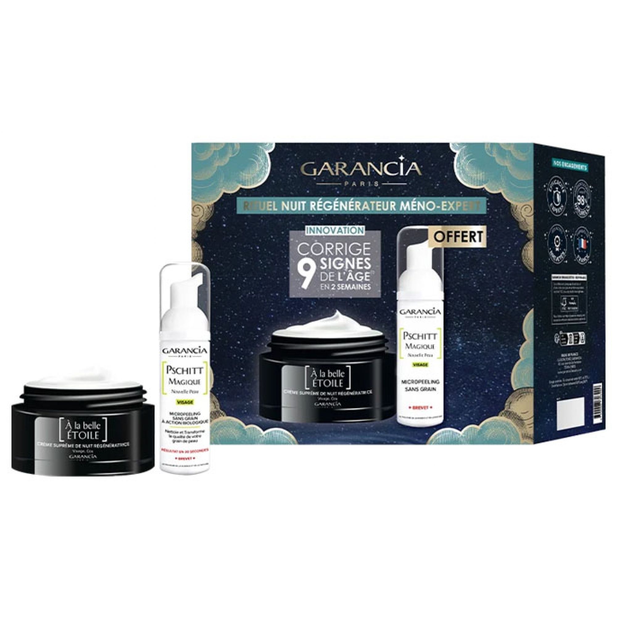 Garancia Meno-Expert À la Belle Étoile Supreme Nachtcreme + Gratis Magic New Skin Spray 17,7x8,1x15,5 cm