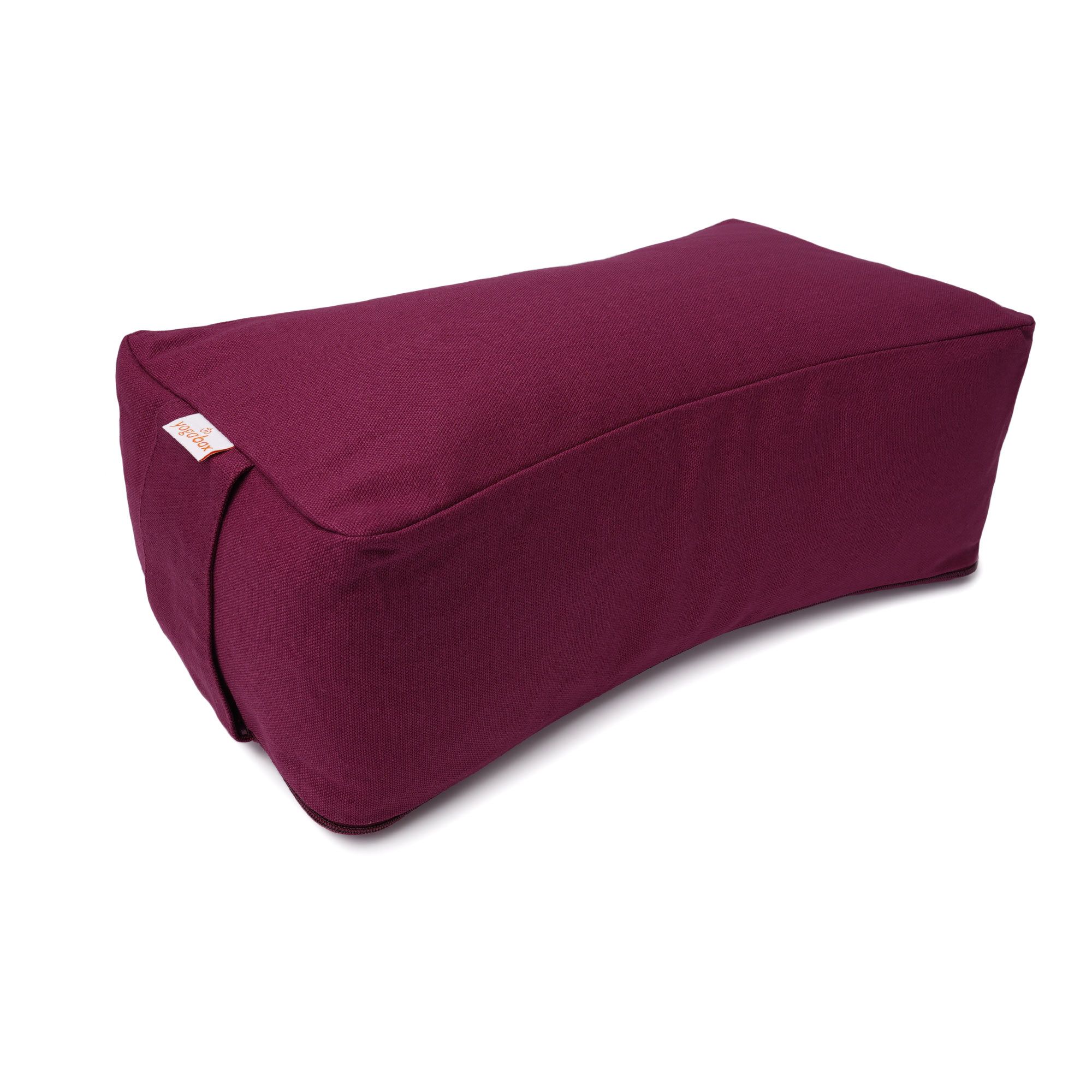 yogabox Meditationskissen Square - aubergine 38 x 20 13,0 cm 1 St