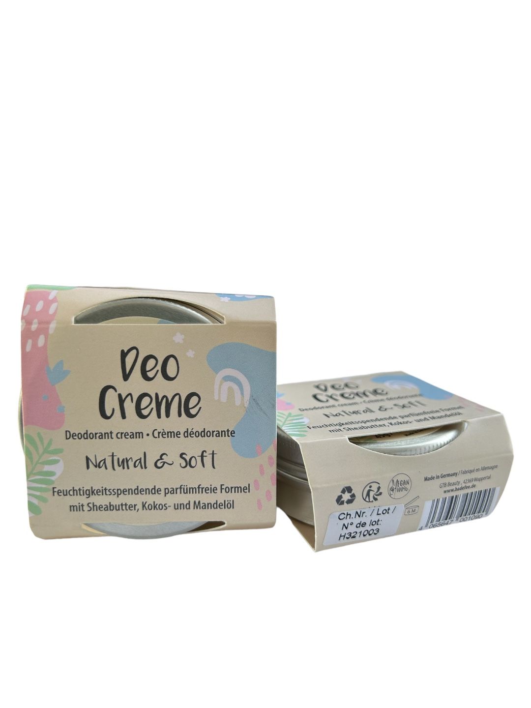 Deo Creme Natural & Soft 45 ml