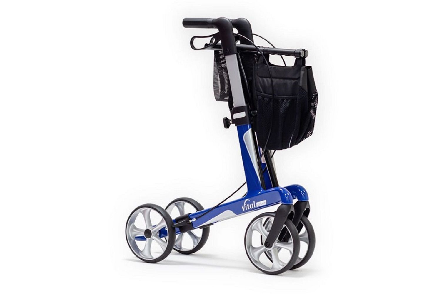 Russka Rollator Vital carbon 62 blau