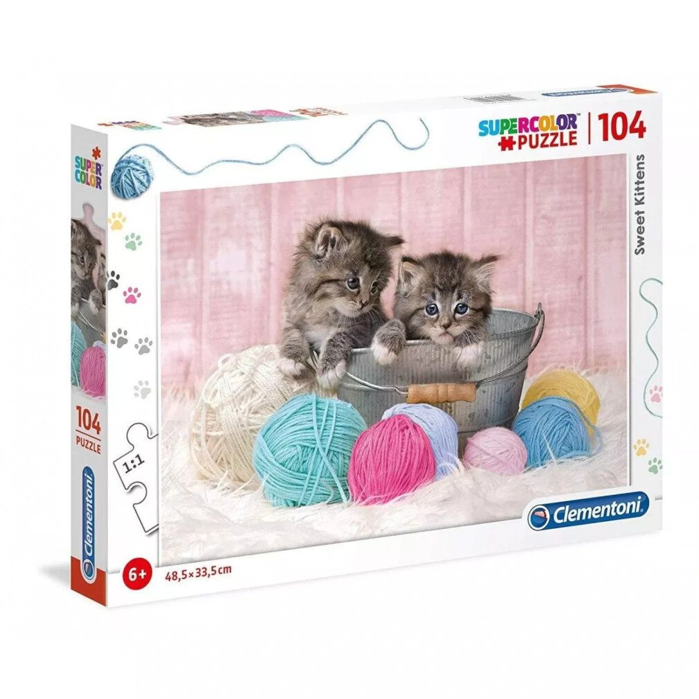 Clementoni 104 Pcs.Puzzle Sweet Kittens 27115X6