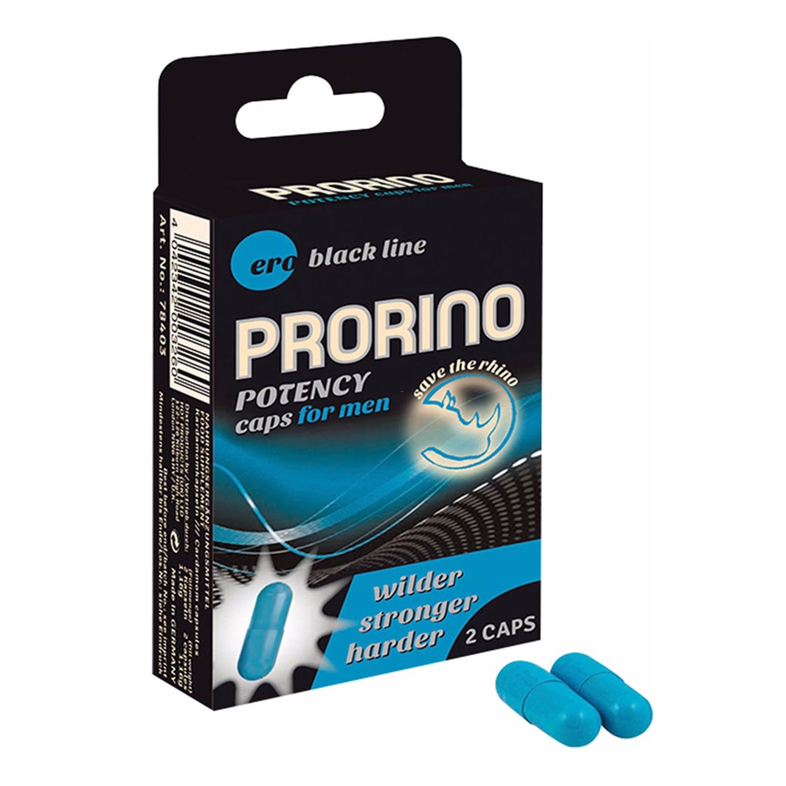 Prorino – Libido Kapseln für den Mann 2 stk