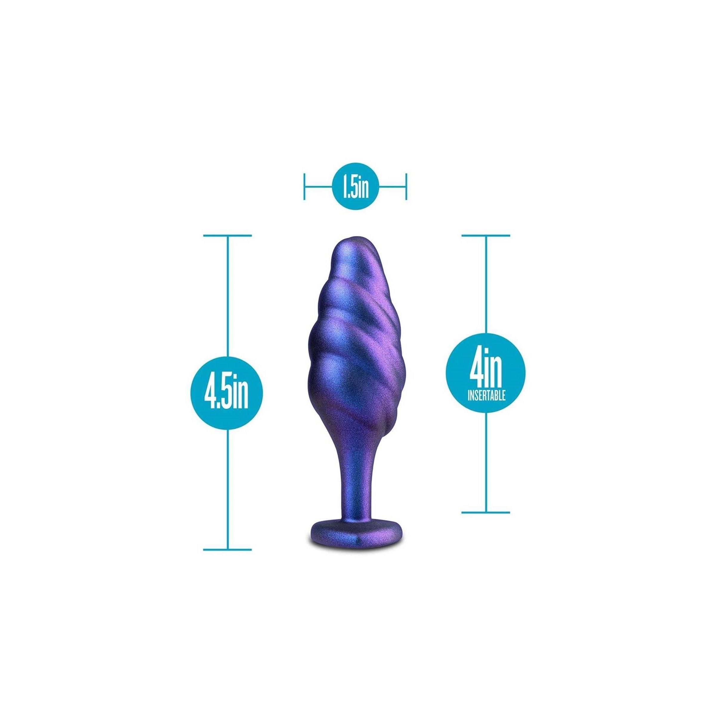 Blush - ANAL ADVENTURES MATRIX BUMPED BLING Plug SAPPHIRE