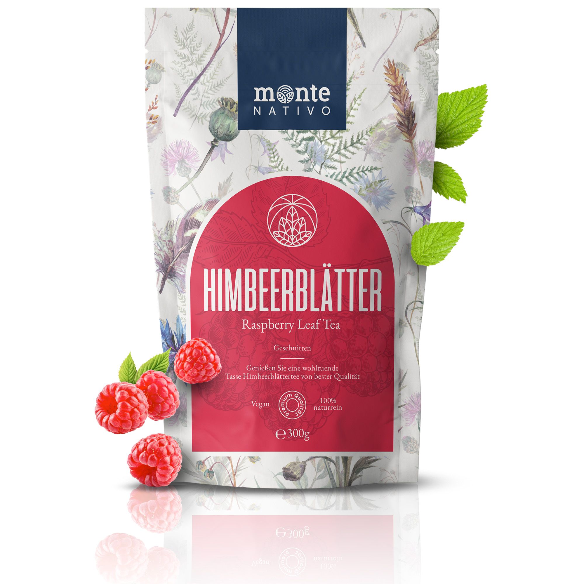 Monte Nativo Himbeerblätter Kräutertee lose 300 g Tee