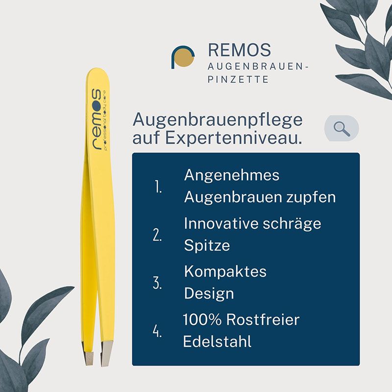 REMOS Augenbrauenpinzette schräg