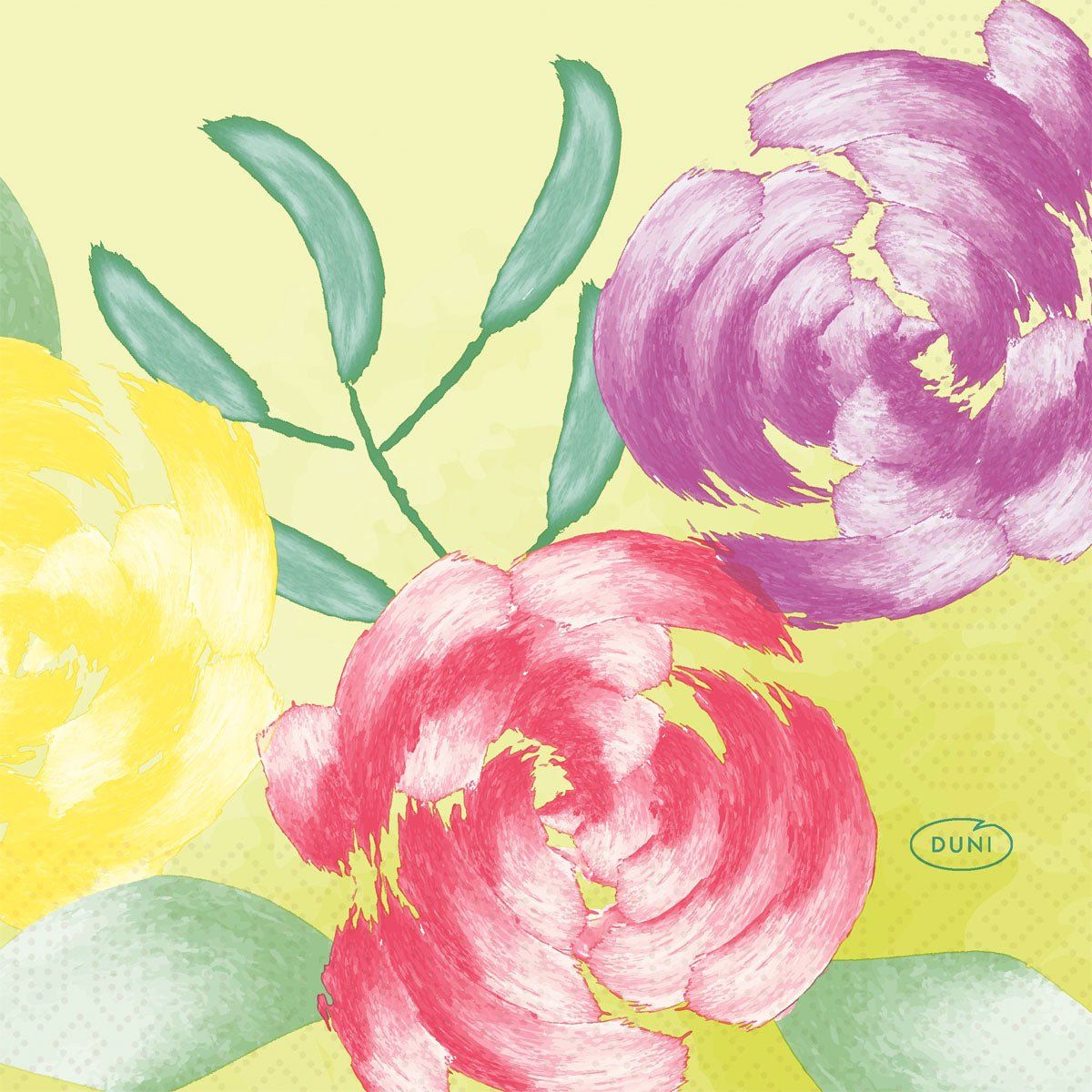 Serv.24x24 3lg 1/4 Soft Tropics Papierservietten 50 St Tücher