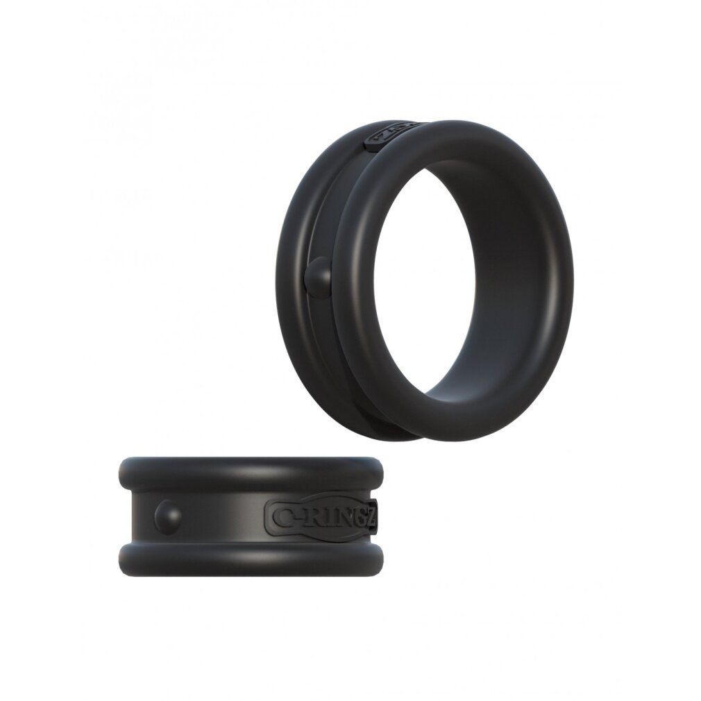 Breite Penisringe, 2-er Set | Fantasy C-Ringz