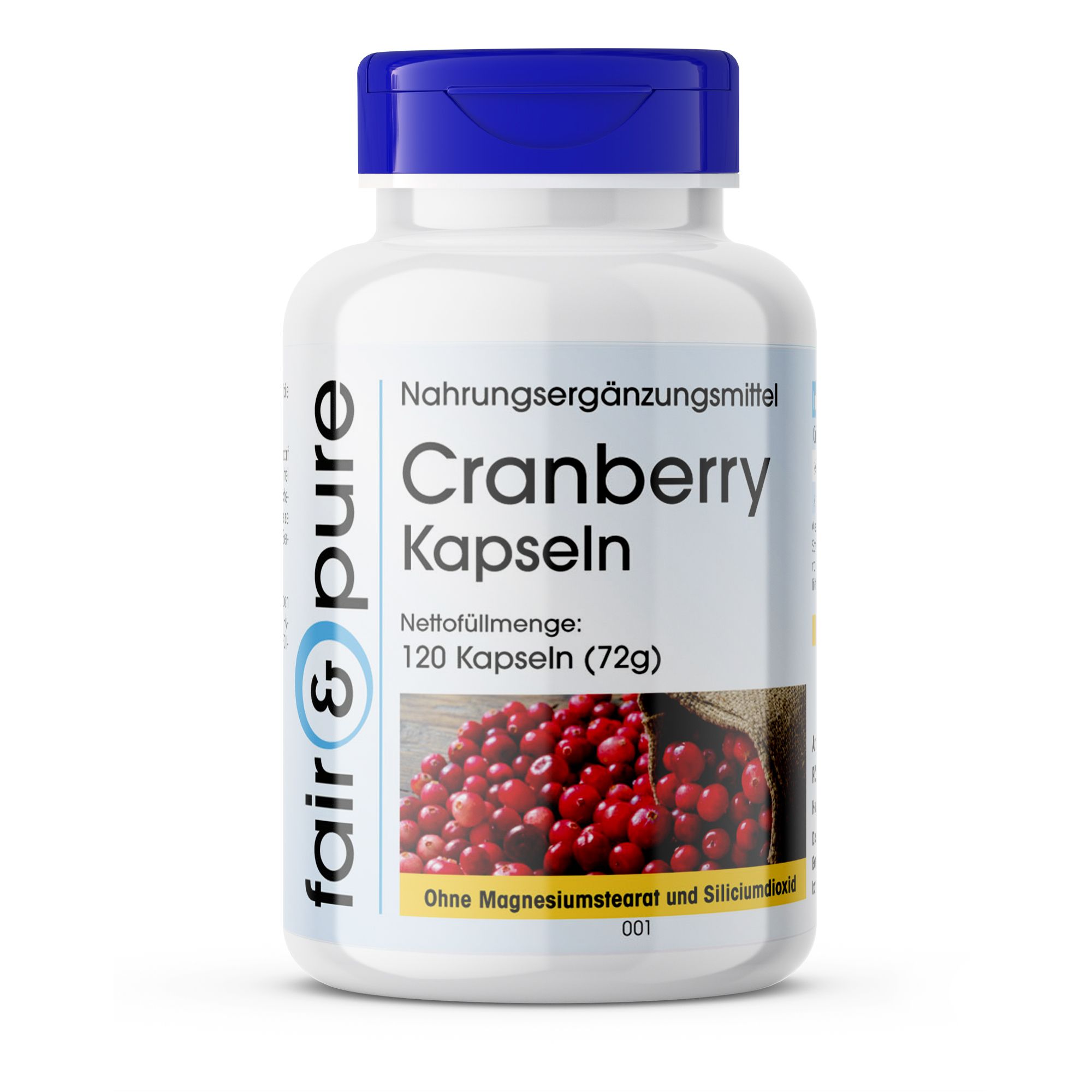 fair - pure | Cranberry Kapseln schluckfreundlich 120 St