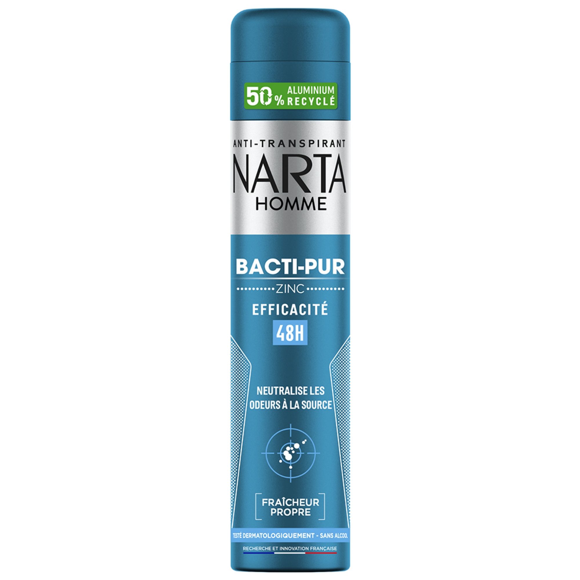 Narta Herren Bacti-Pur Anti-Transpirant 48H Spray 21,5x4,5x4,5 cm