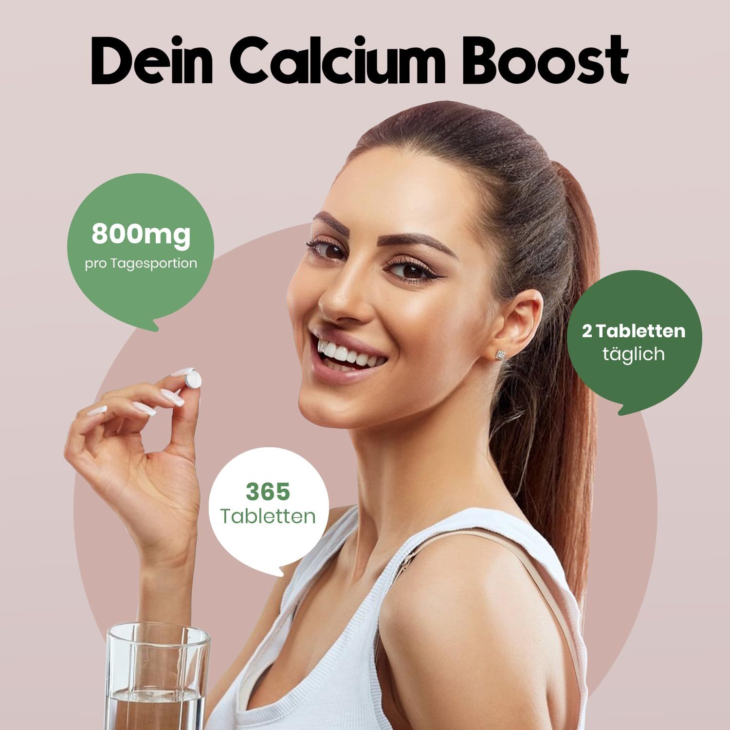 Bloom Naturals Calcium Tabletten
