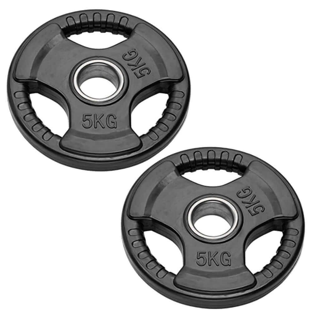 FFitness 2 Dischi Olimpionici Gommati da 5 Kg  FF