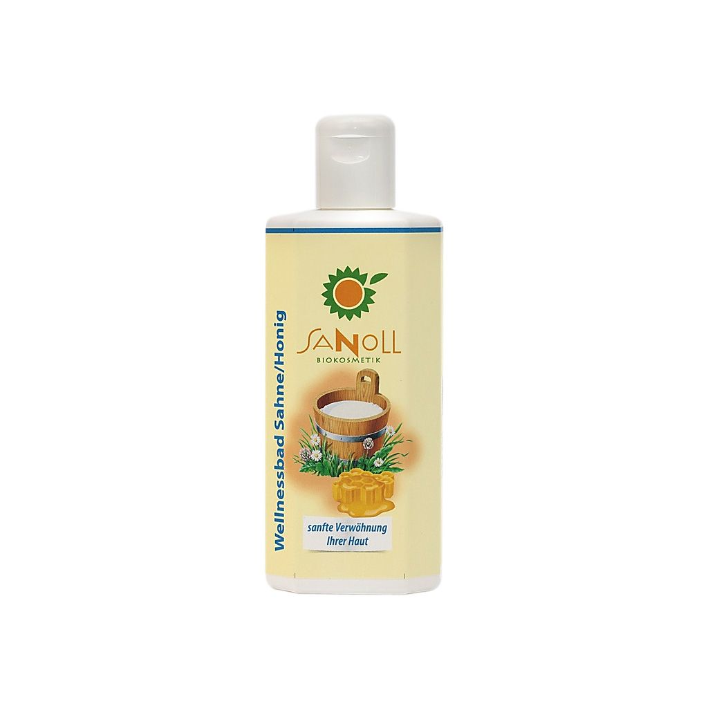 Sanoll Wellnessbad Sahne-Honig 300 ml