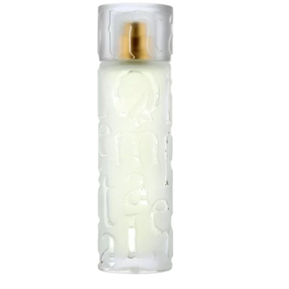 Transparenter Flakon von Lolita Lempicka Elle l'aime Édition d'Été Eau de Toilette Spray. Zylindrische Form mit Schriftzug.