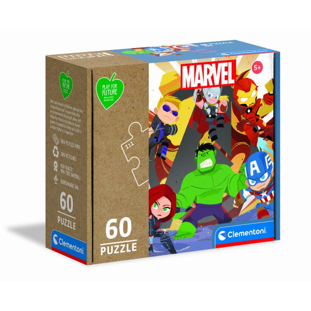 clementoni Play For Future Puzzle Avengers 60 Teile