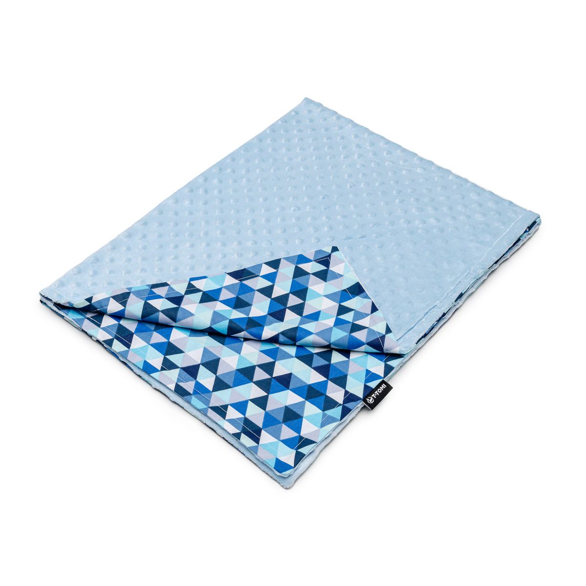 T-Tomi Minky Decken Blue triangles 1 St Decke