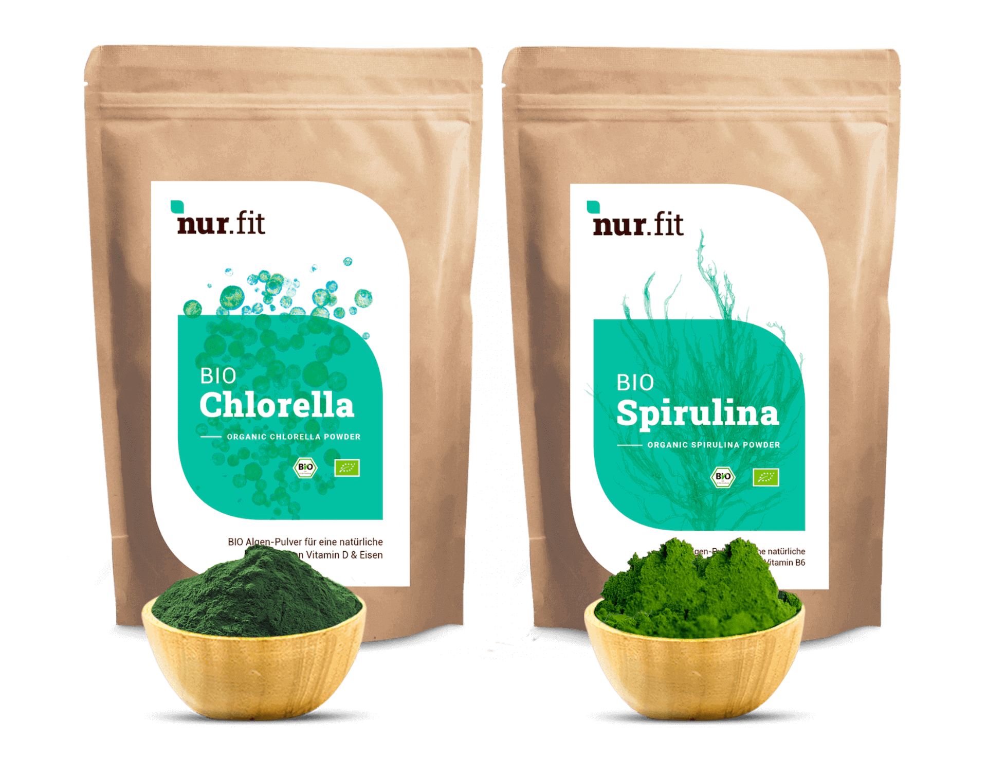 nur.fit BIO Algenpulver Set