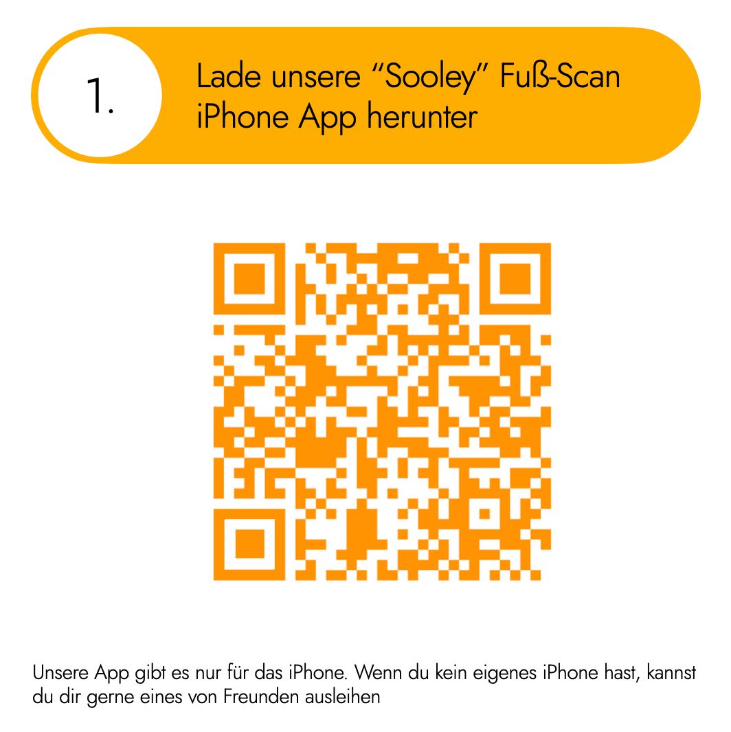 Sooley® Maßgeschneiderte Einlegesohle Schuheinlage