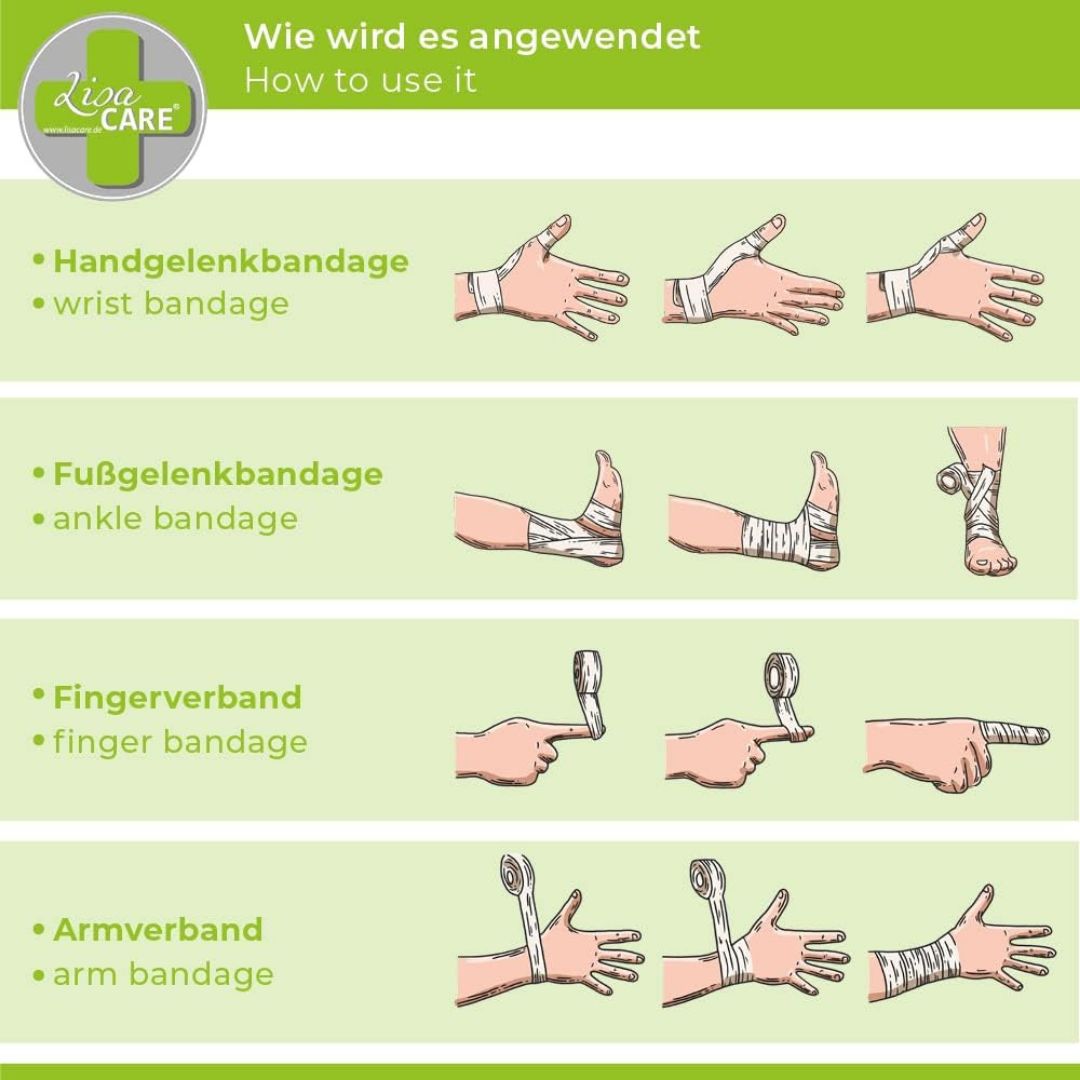 LisaCare Fingerpflaster 2,5cmx4,5m - Farb-Mix