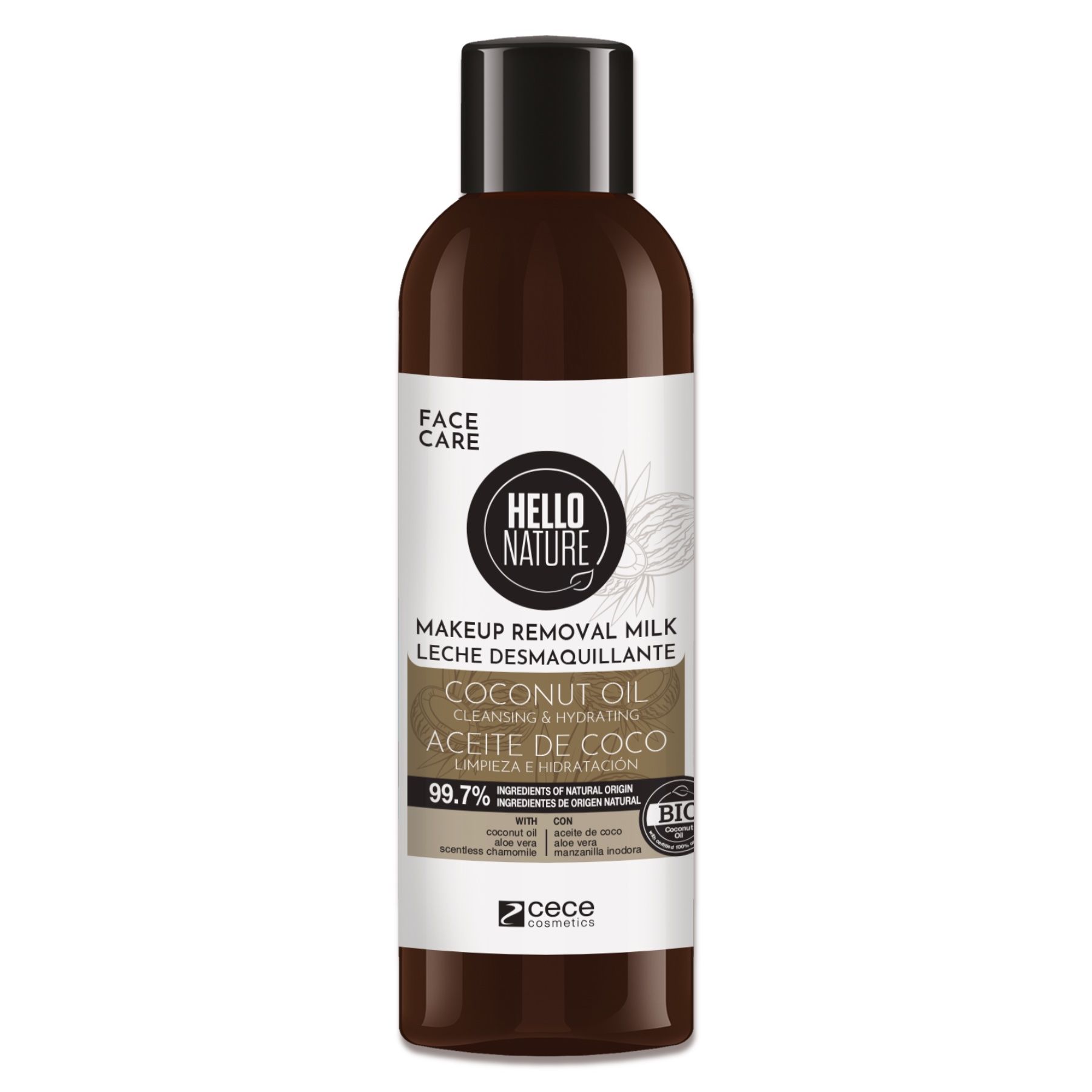 Hello Nature  Make-up-Entferner Reinigungsmilch Cocos Removal Cleansing