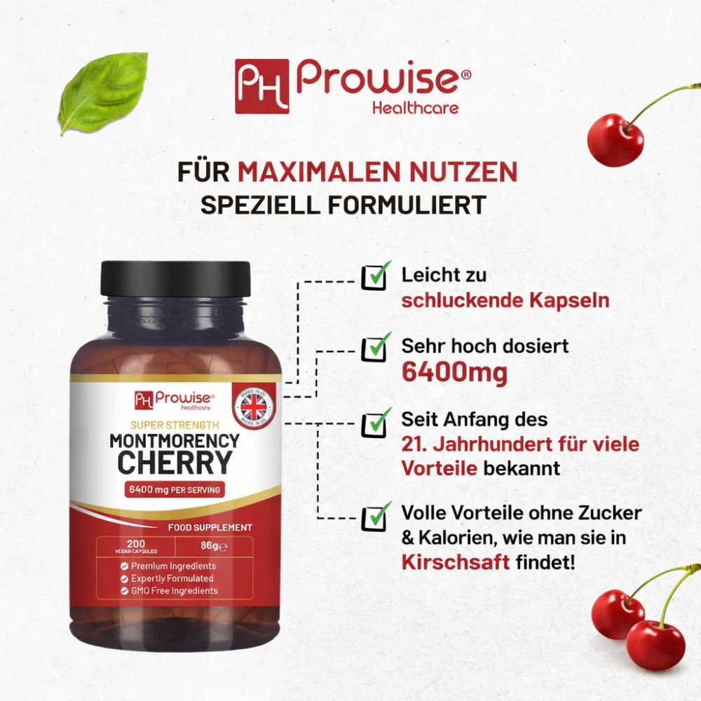 Prowise Healthcare Montmorency Cherry 6400 mg