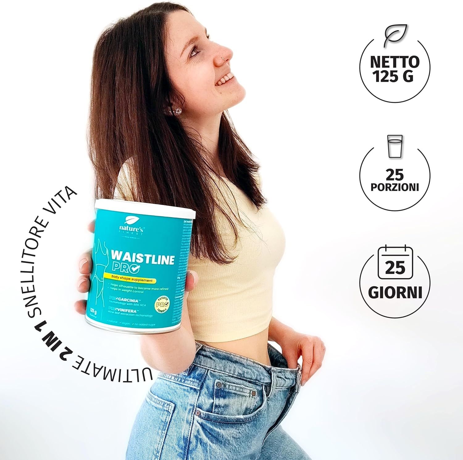 Nature's Finest Waistline PRO - 2in1-Ergänzung zum Abnehmen der Taille und zur Körperformung