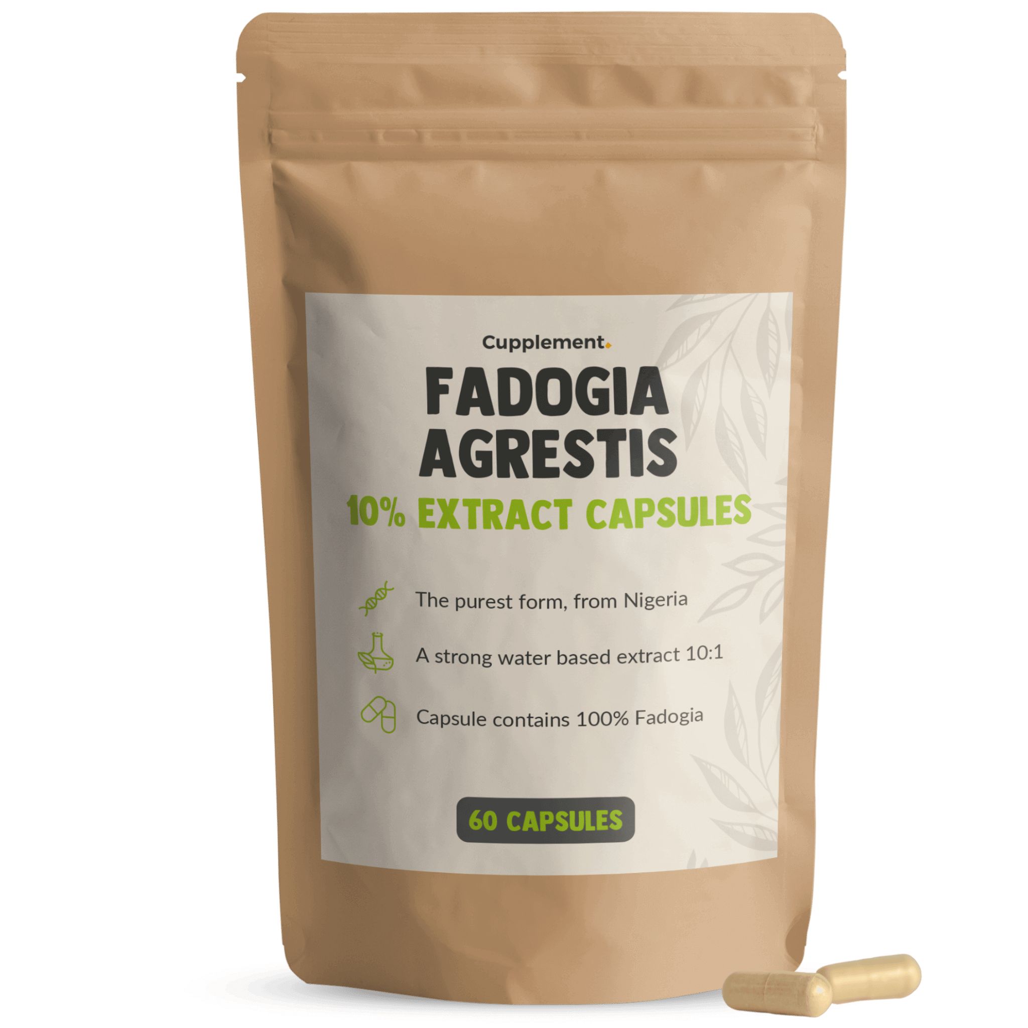 Cupplement - Fadogia Agrestis 500 mg 60 St Kapseln