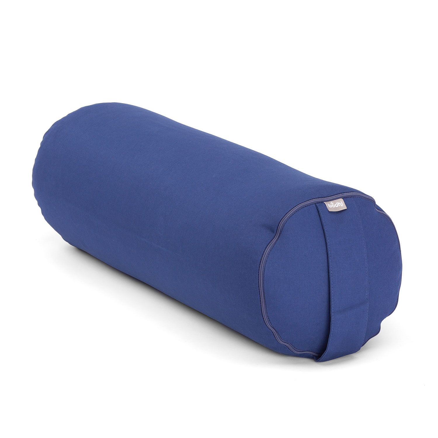 Yoga-Bolster (rund) Eco, Dinkelhülsen Dunkelblau