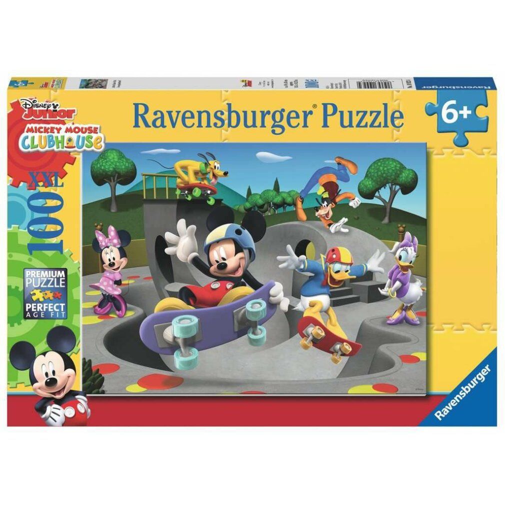 ravensburger Puzzle Mickey & Minnie: Im Skatepark xxl 100 Teile
