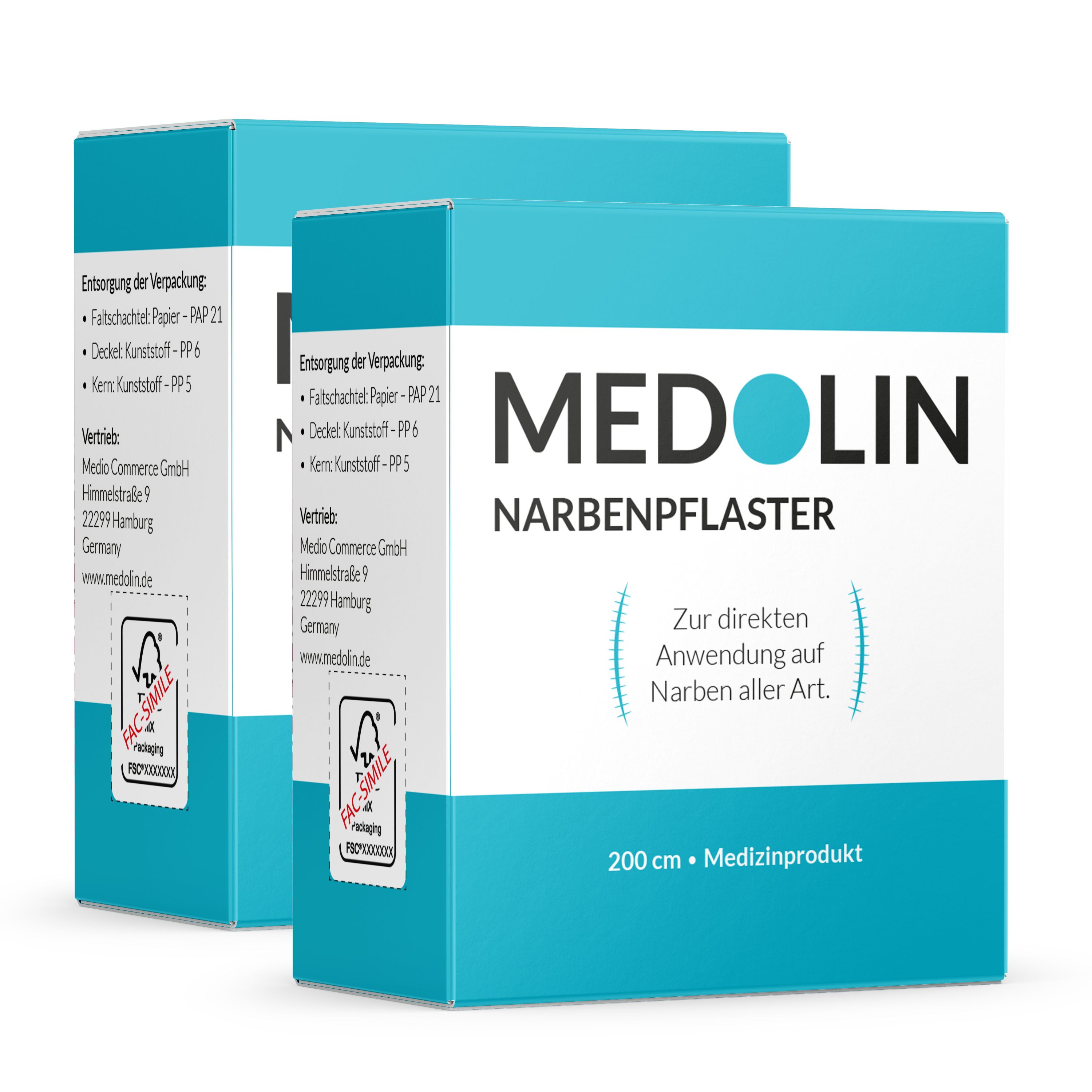 Medolin® Narbenpflaster 2x200 cm