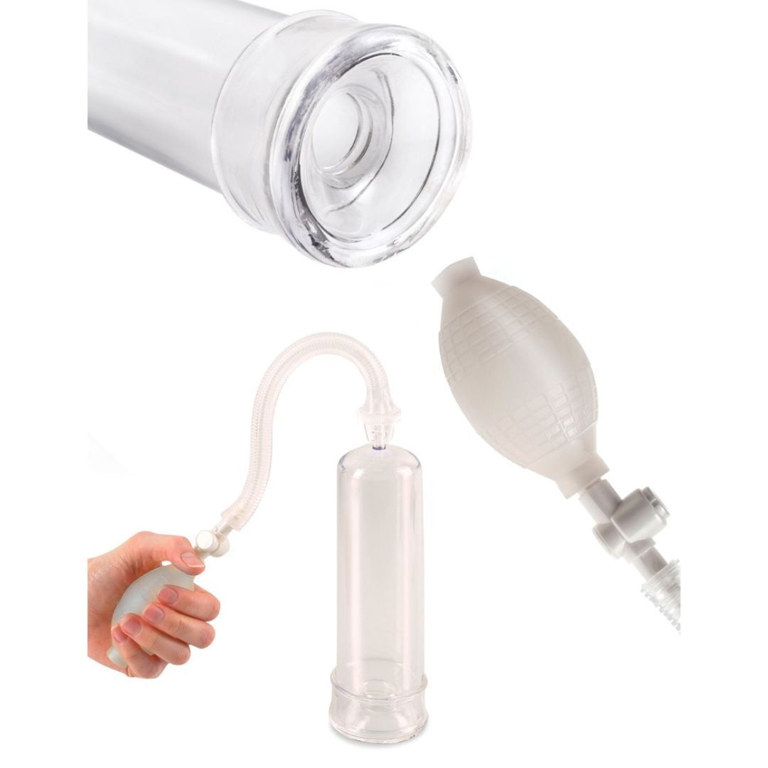 Penispumpe „Beginners Power Pump“| manuelle Pumpe, Potenztraining| Pumpset!