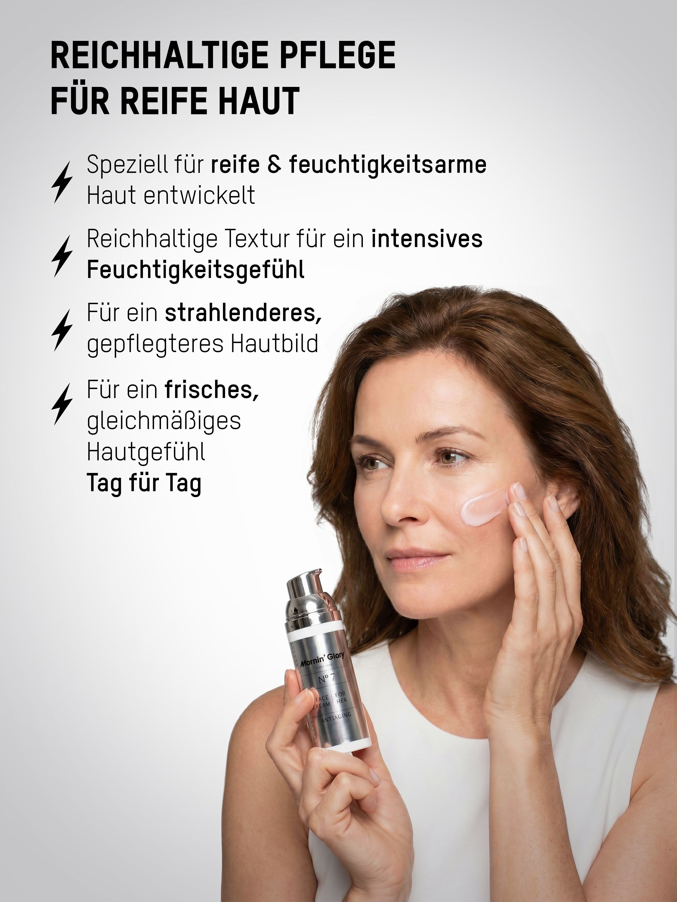 Mornin’ Glory N°7 – Anti-Falten Gesichtscreme für Frauen