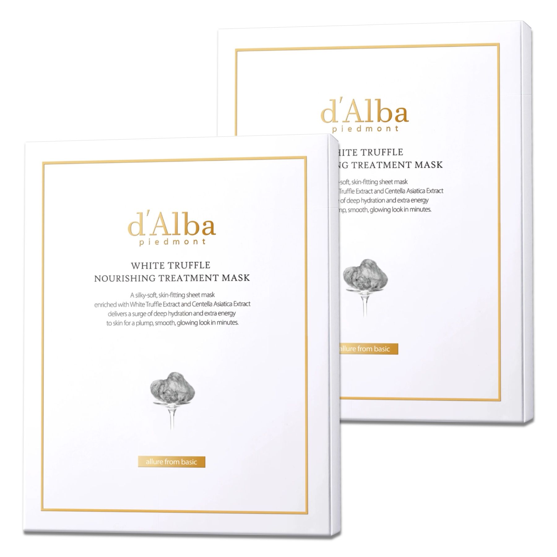 d'Alba Gesichtsmaske weiß Truffle Nourishing Treatment Mask 2x5 St