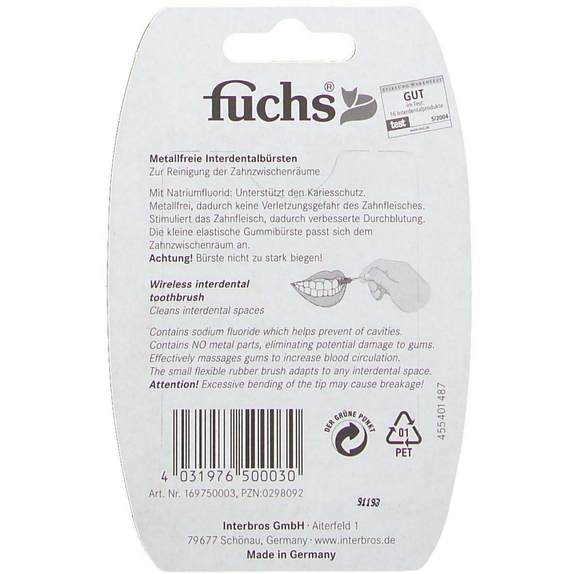 Fuchs Interdentalbürsten Brushn Clean