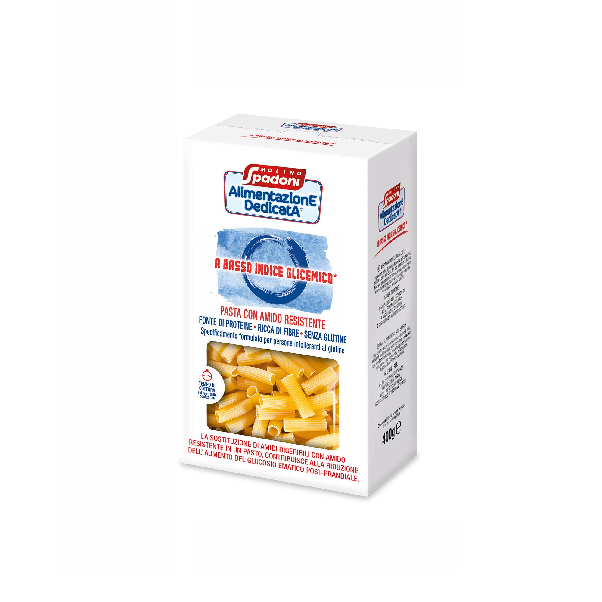 Maccheroni Senza Glutine a Basso Indice Glicemico - Molino Spadoni