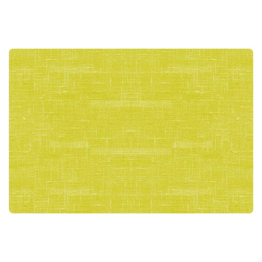 Grünes Silikon-Tischset mit feiner Textur.