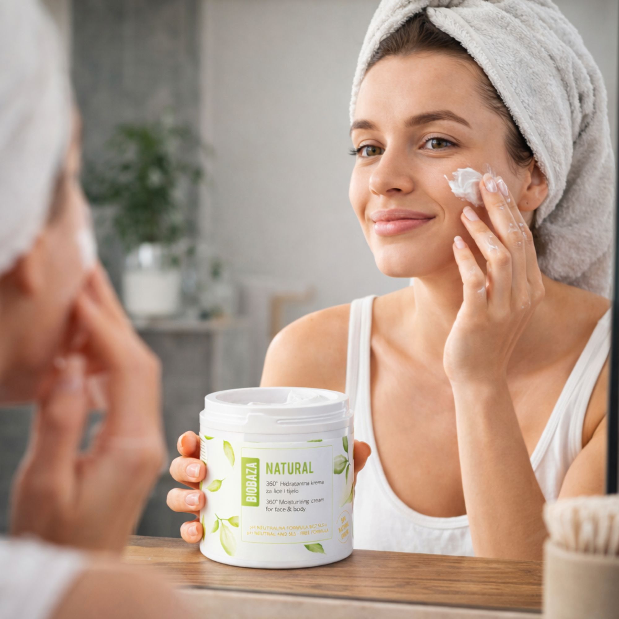 BIOBAZA Natural Universelle Pflegecreme für Gesicht und Körper