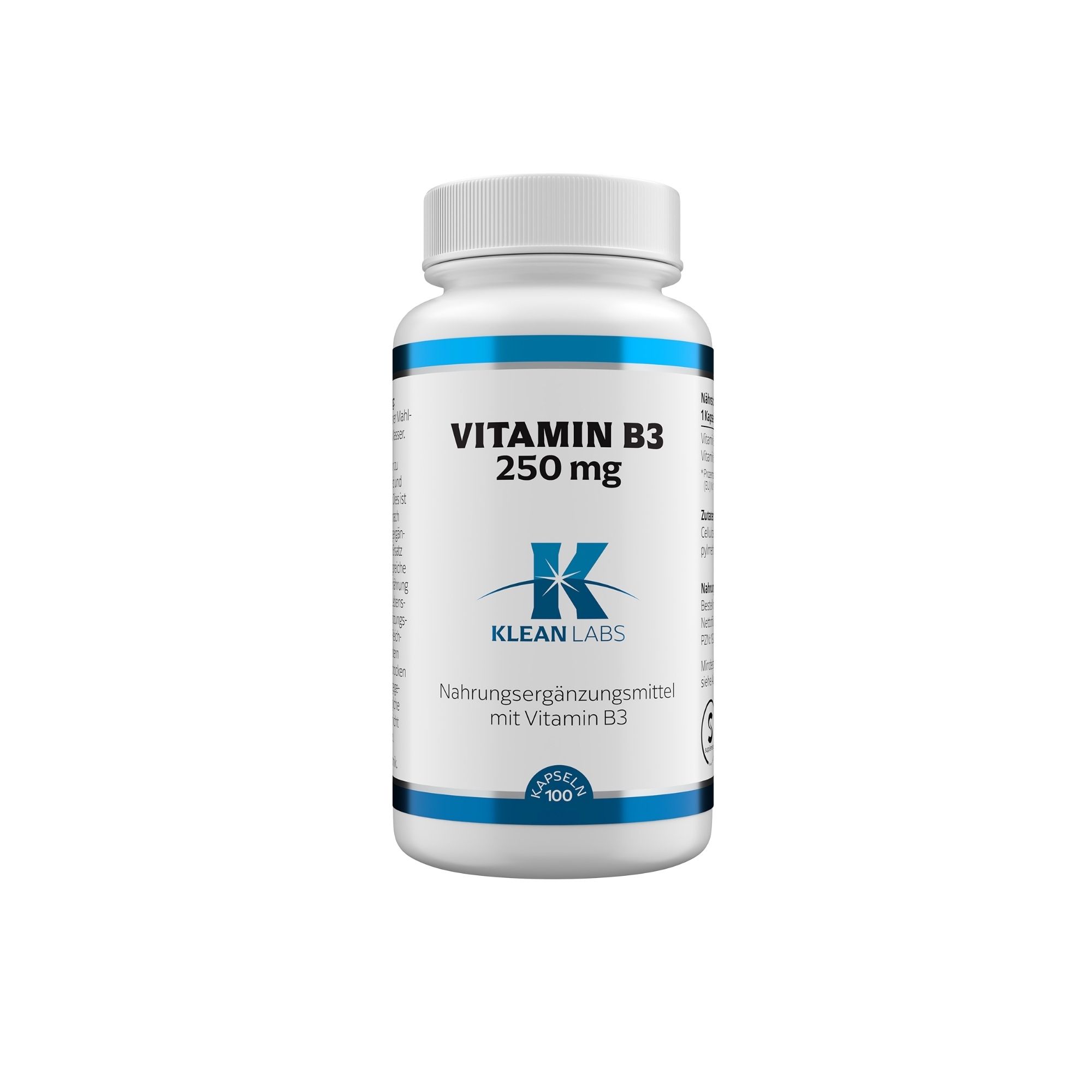 Klean Labs Vitamin B3 250 mg