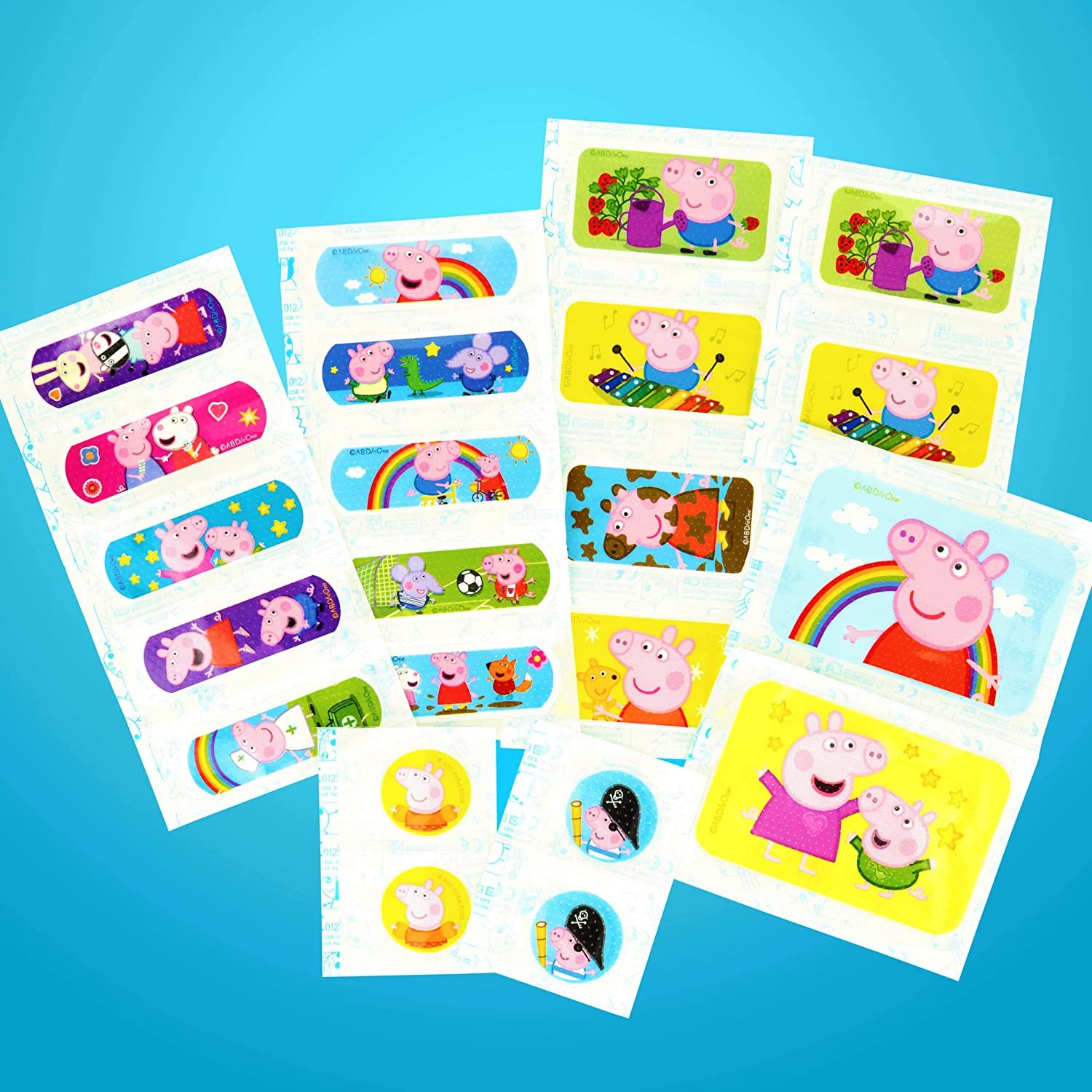 Peppa Pig Pflasters Peppa Wutz Kinder Pflasterbox Latexfrei Hypoallergen Atmungsaktiv