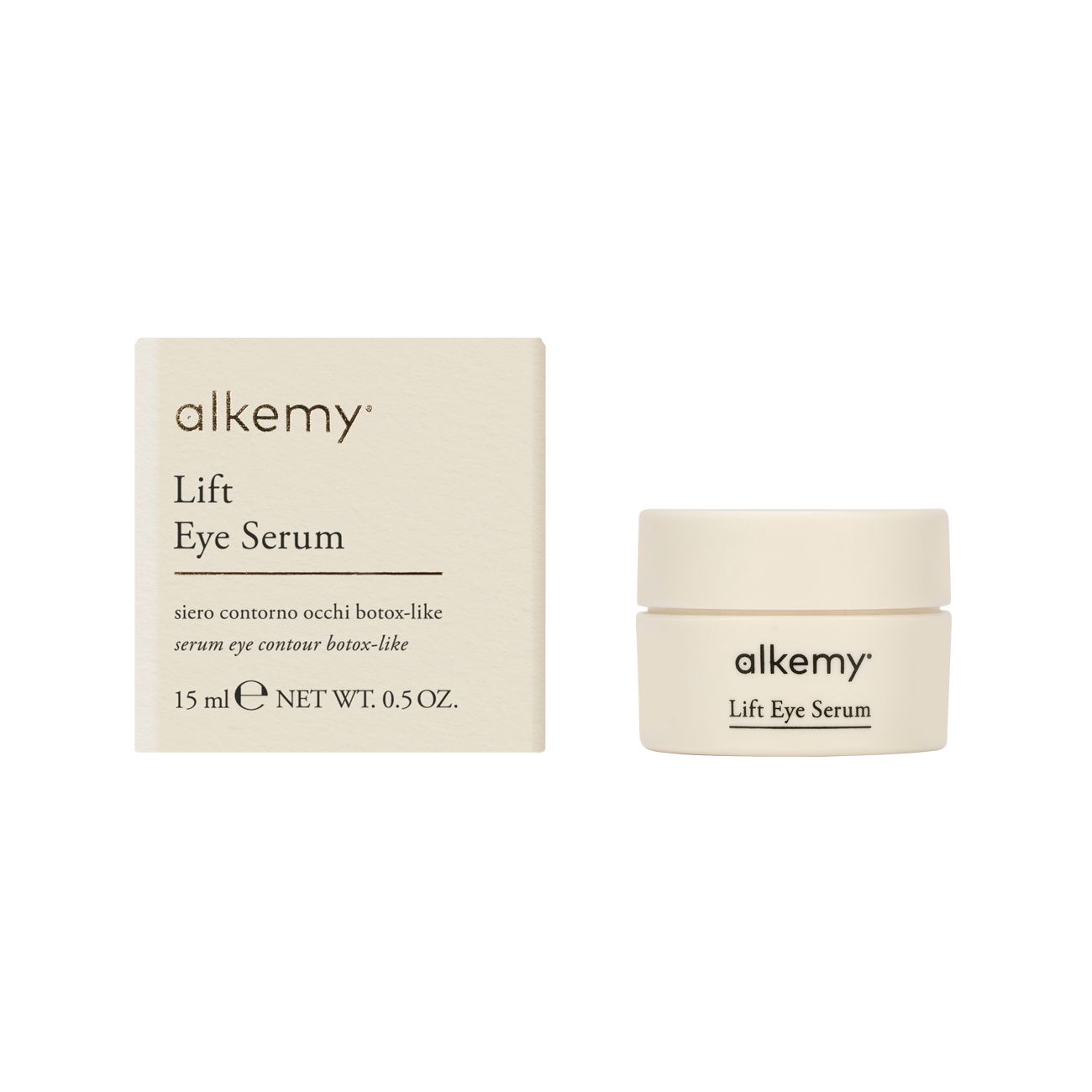 Alkemy Crema Contorno Occhi Antirughe e Idratante, effetto Lifting e occhi Stanchi per Borse