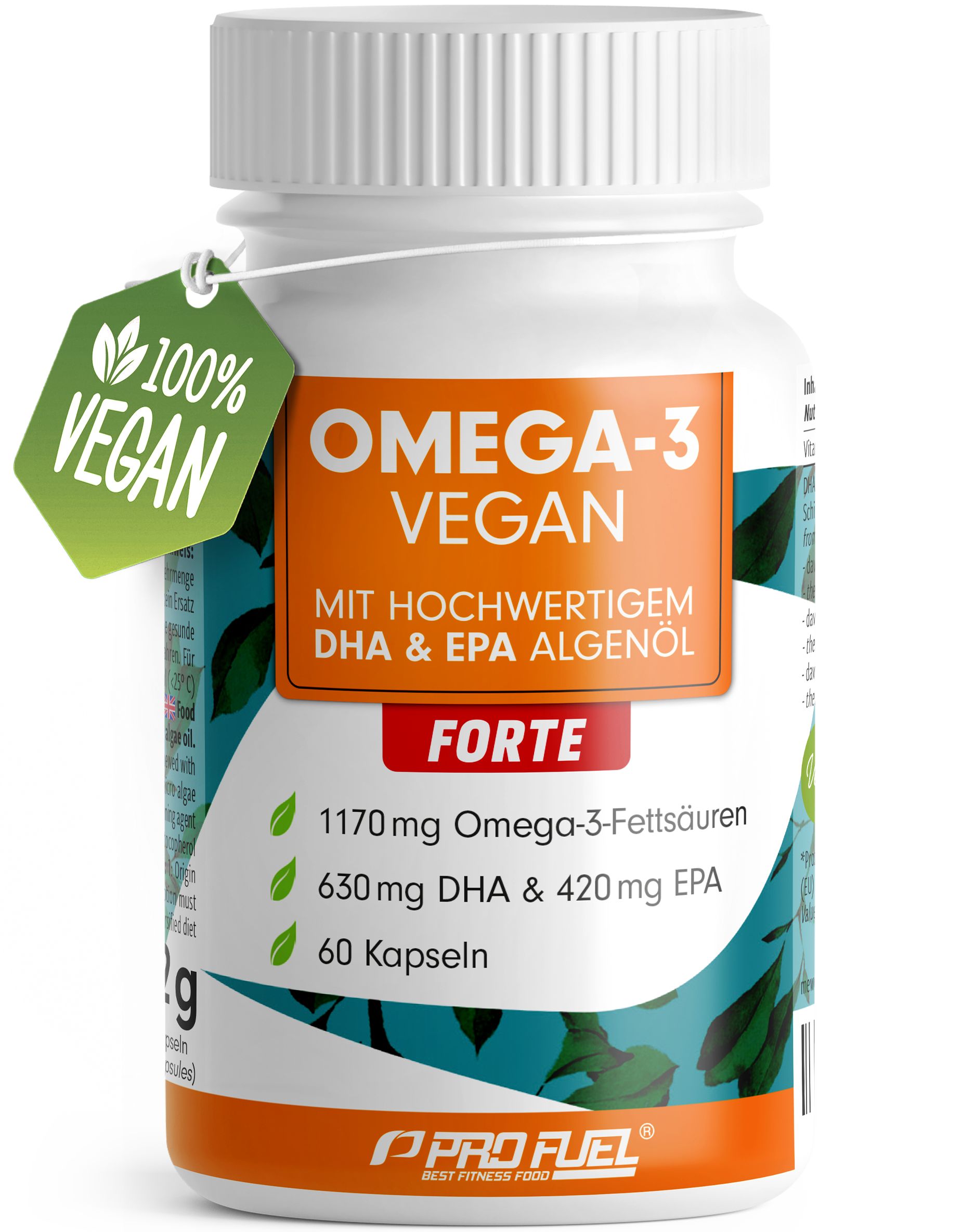 ProFuel - Omega-3 Vegan Forte 60 Kapseln St