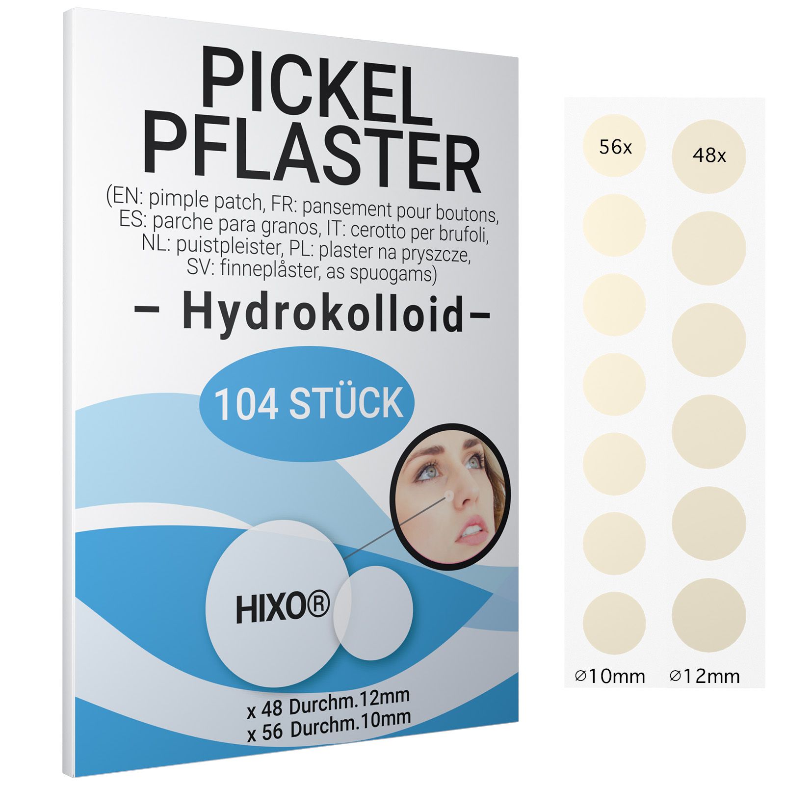 HIXO Pickelpflaster Anti-Pickel Patch