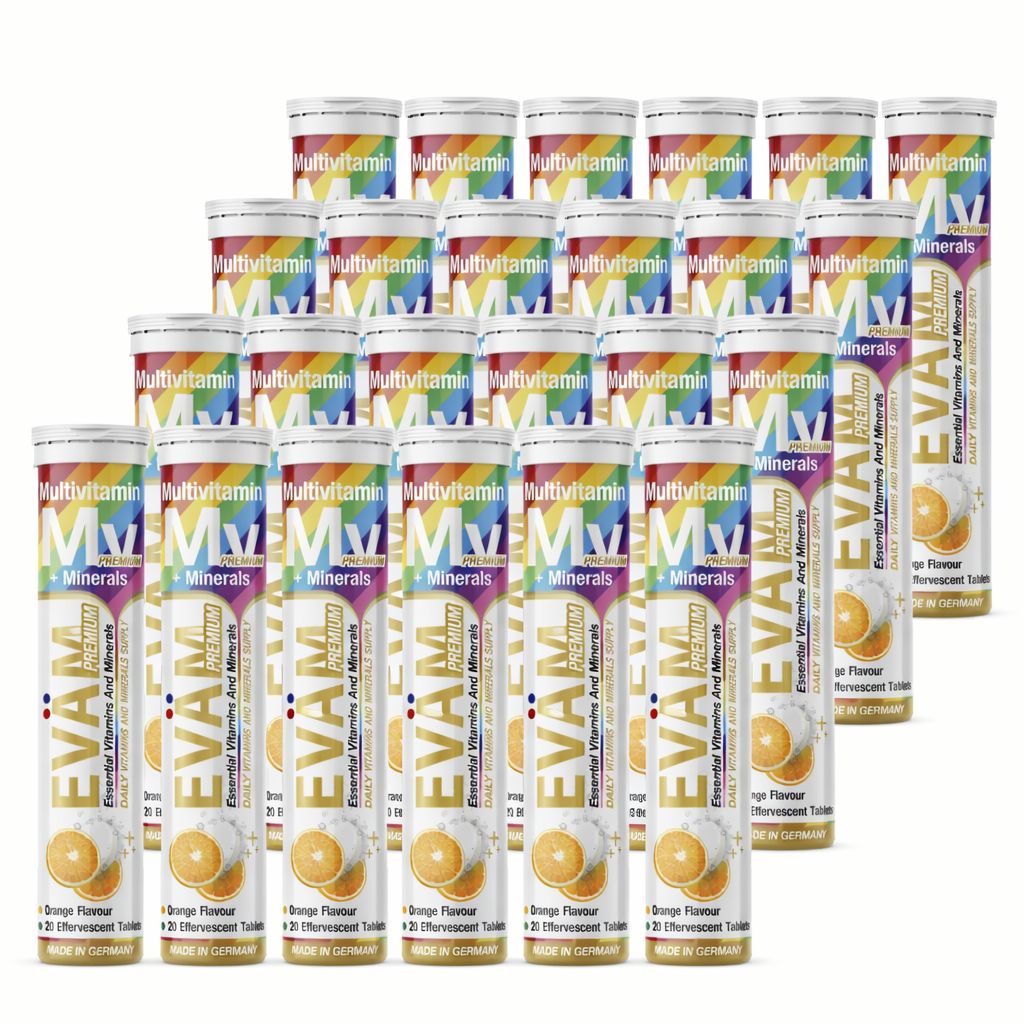 Multivitamin + Mineralien Brausetabletten - 24 Set 480 St