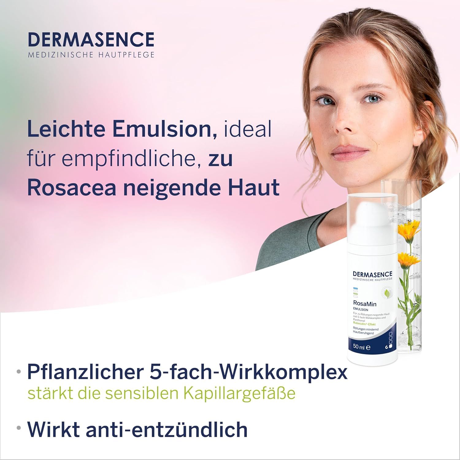 DERMASENCE RosaMin Emulsion Gesichtscreme