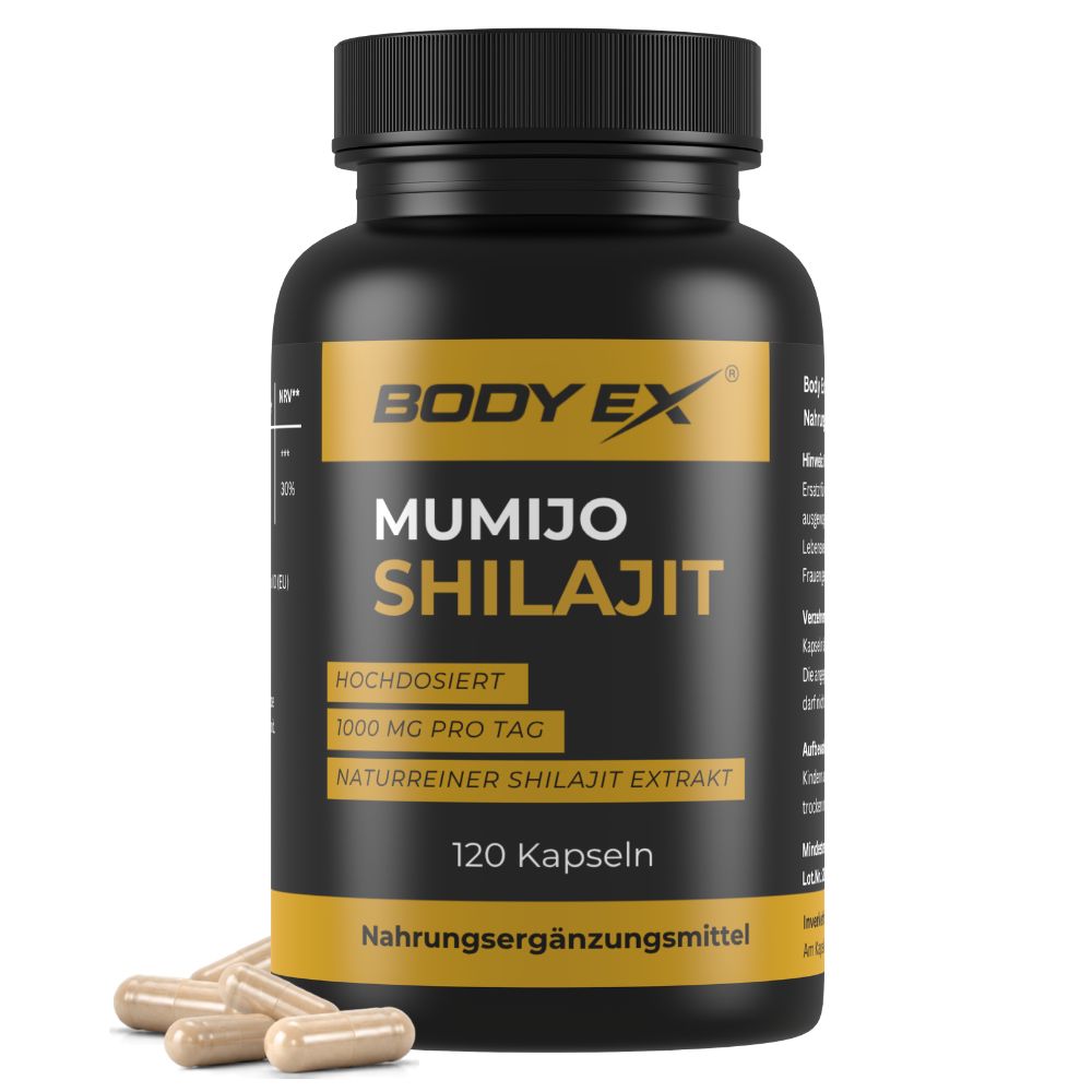 Body Ex® Mumijo Shilajit Kapseln, hochdosiert 74 g Kapseln