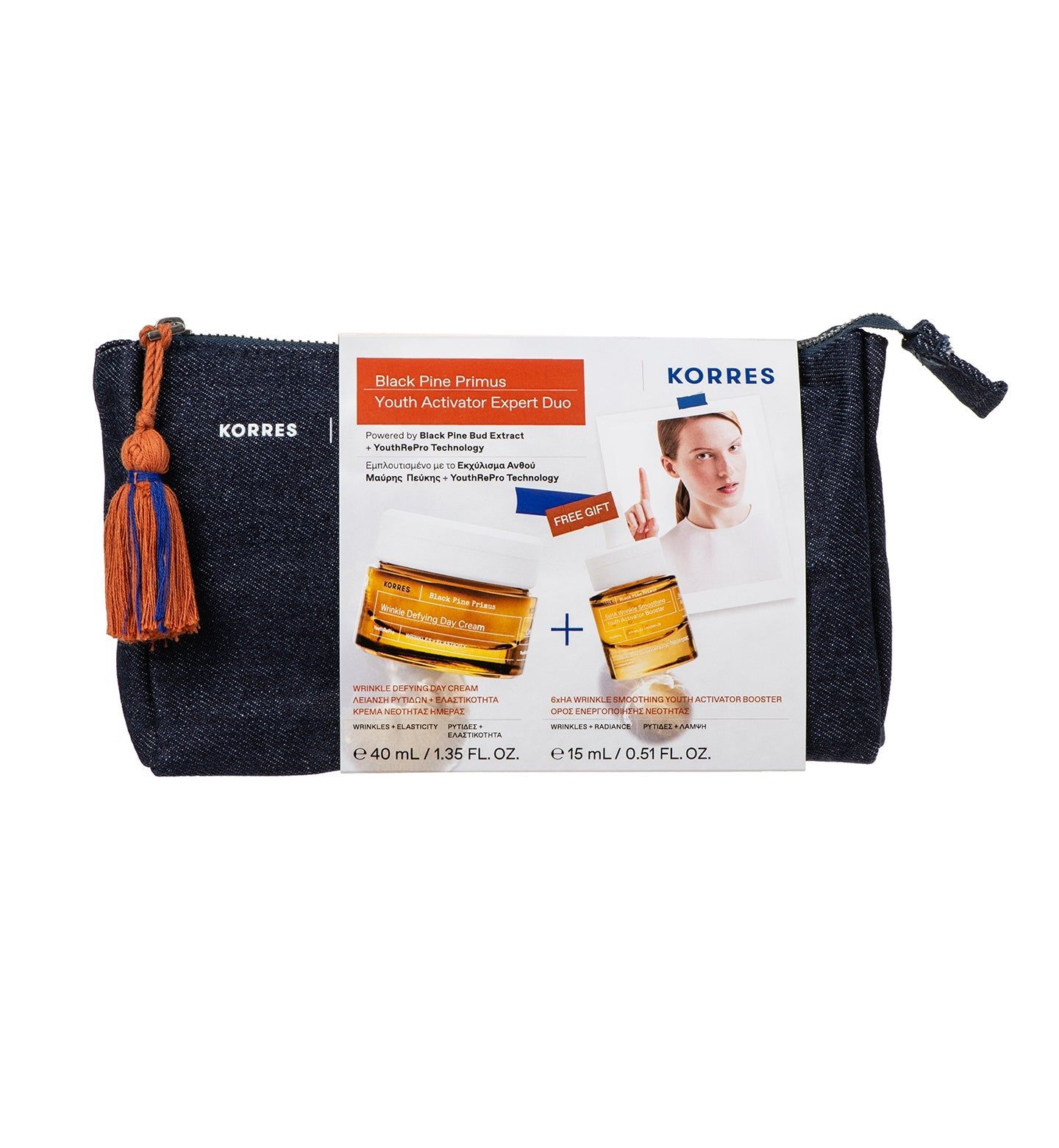 KORRES BLACK PINE PRIMUS Youth Activator - Expert Duo