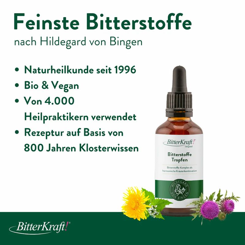 BitterKraft! Original Bitterstoffe Tropfen Pipette