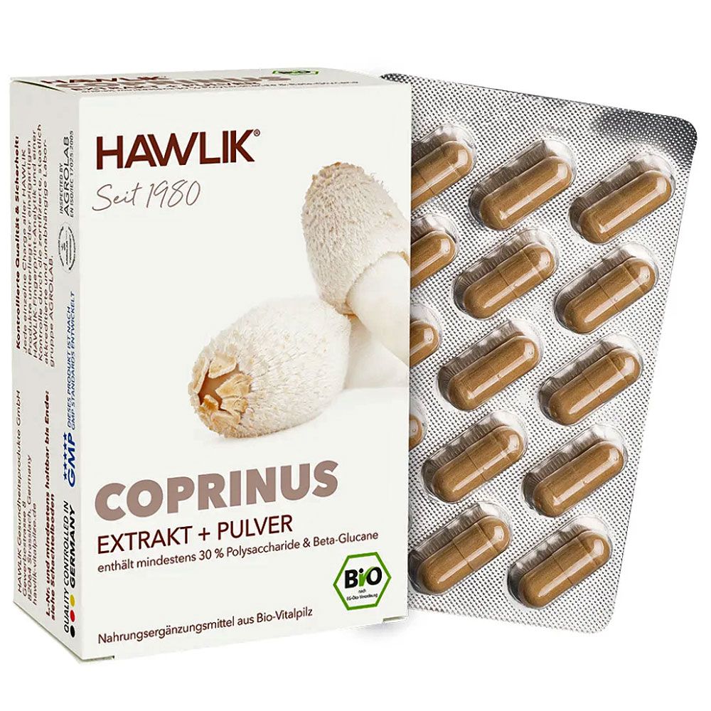 Coprinus EXTRAKT+Pulver Kapseln 60 St